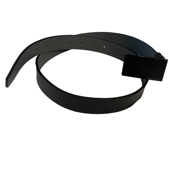 Perry Ellis HP02957 34/85 Bonded Leather Reversible Black to Gray Men's Belt - Picture 8 of 12